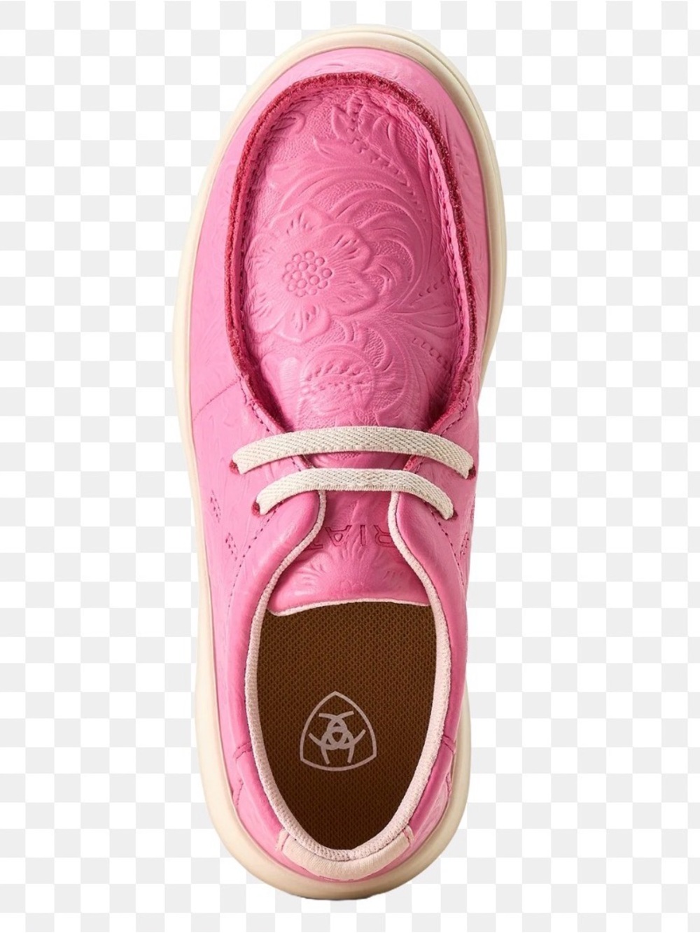 Ariat Pink Floral-Embossed Kids Sneaker Hilo Youth size 2 NWT
